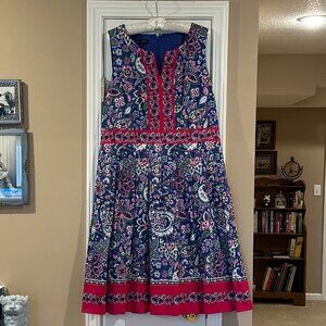 Sleeveless Floral Dress